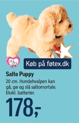 Salto puppy, set i føtex